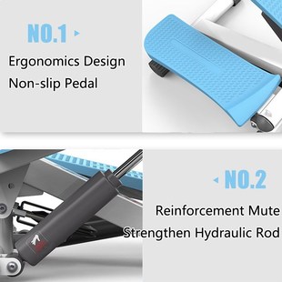 极速Fitnedss Stair Stepper Cardio Exercise Trainer Stepper T