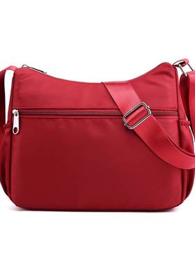 极速帆布包女2021n新款牛津布单肩斜挎包中老年大容量生意包女士