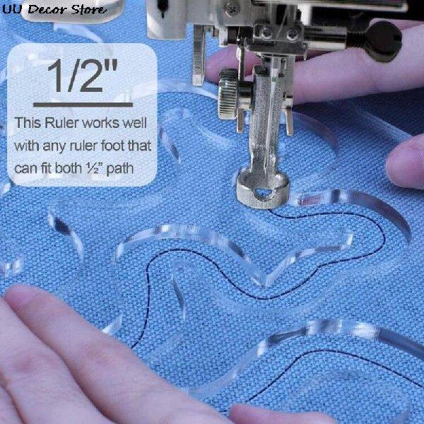 极速1 Sedt Free Motion Quilting Essential Template Sewing