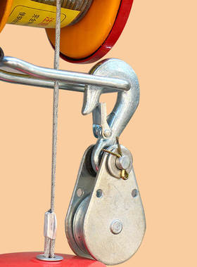 极速PA120h0家用微型电动葫芦带跑车 220V室内外运行式电动葫芦小