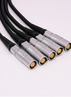 极速安费诺连接器焊接加工订制  拖链屏A蔽线插头7芯 C01630G0061