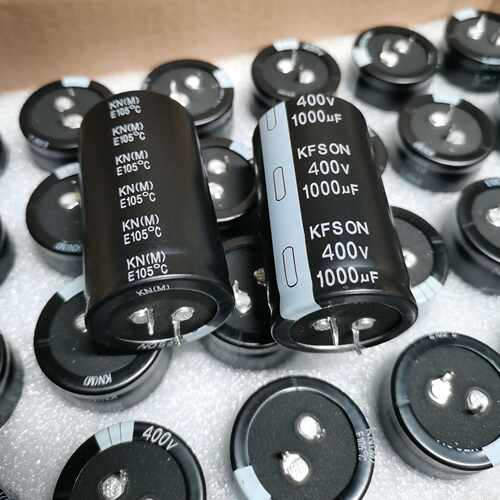 400v1000uf牛角电解电容器KFSON多种尺寸可选450v1000uf高压电容
