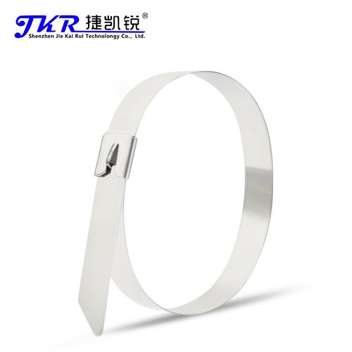 304不锈钢滚珠自锁式扎线带100根一包船用金属捆扎不锈钢扎带