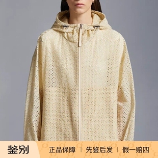 刺绣镂空拉链夹克外套防晒衣 Amaryllis英式 Moncler 盟可睐24新款