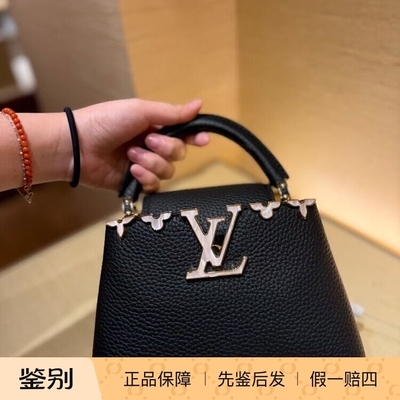 LV2025新款黑色牛皮女包