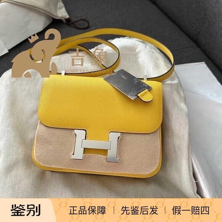 Hermes爱马仕Constance19斜挎包