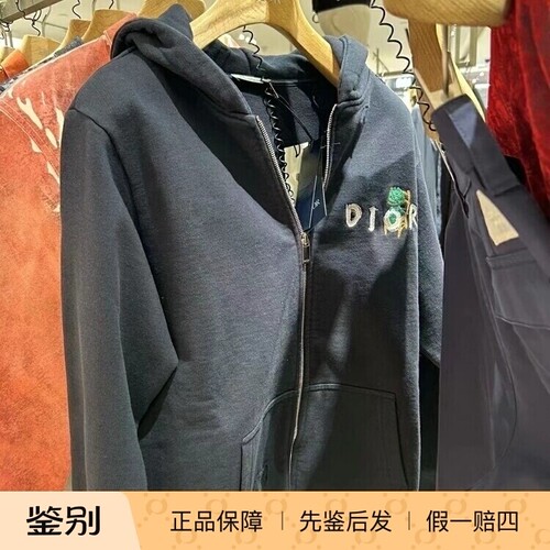 Dior/迪奥连帽春秋刺绣运动衫