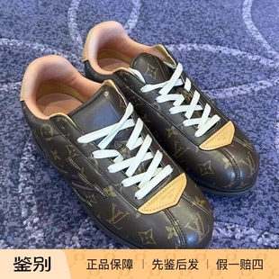 LV/路易威登2025新款男鞋棕色老花BUTTERSOFT 运动鞋阿甘鞋1AIKVD