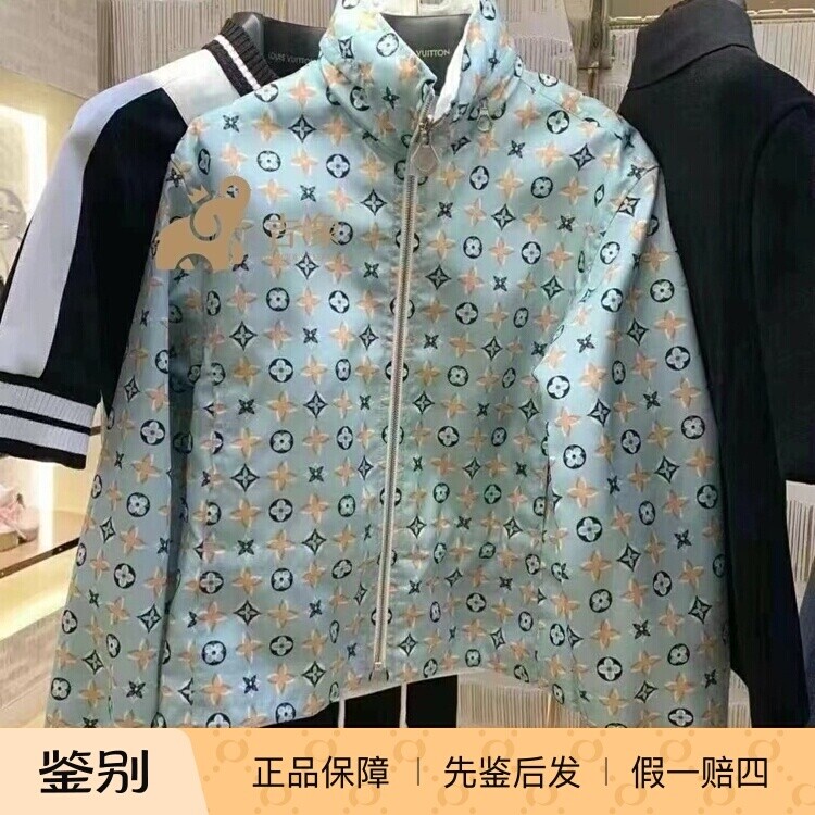 Lv路易威登2024新款女装MONOGRAM KALEIDOSCOPE 双面派克大衣风衣
