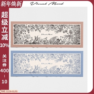 便携沙滩巾 复古印花健身瑜伽铺巾时尚 VISUAL MOOD法式