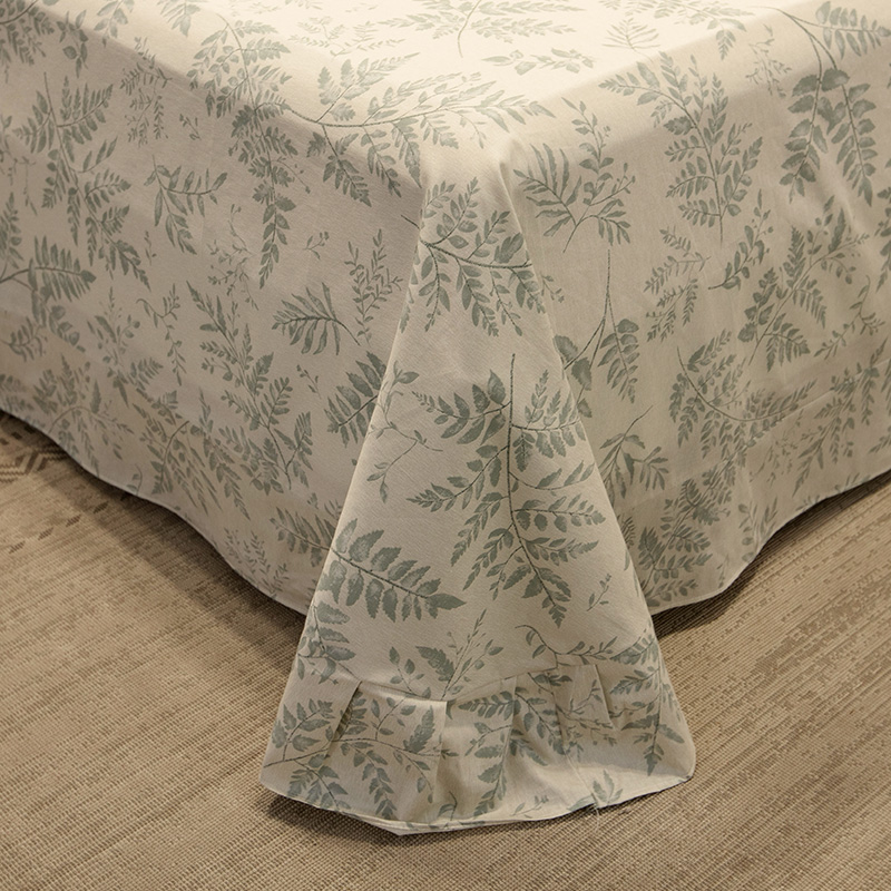 速发全件印花单个单棉花卉单人180x20双人252*245x07m被单