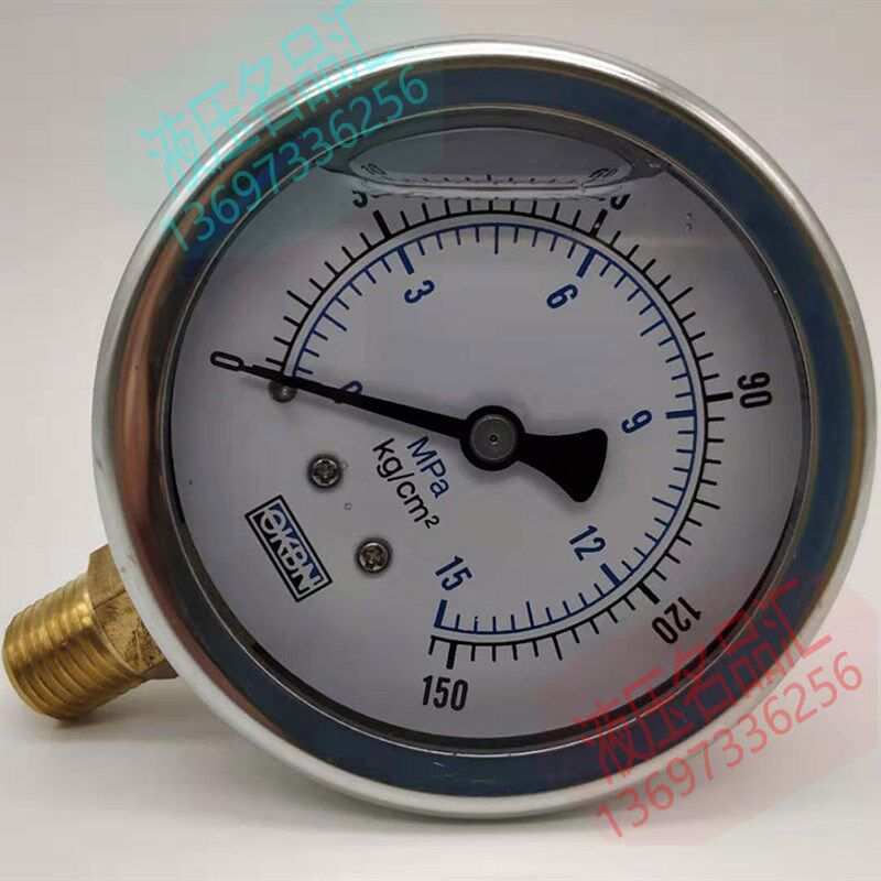 速发SKD压力表Y60-70kg25pt1/4MPA250b400 10 150M14x600 40