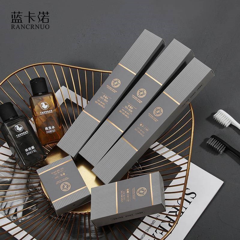 速发酒店一次性洗漱用牙全套装具牙拖鞋套装宾馆民宿家用待客品刷