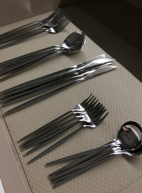 速发0/6sets Stle Steel Cutlery Set  Kitche Dierwa