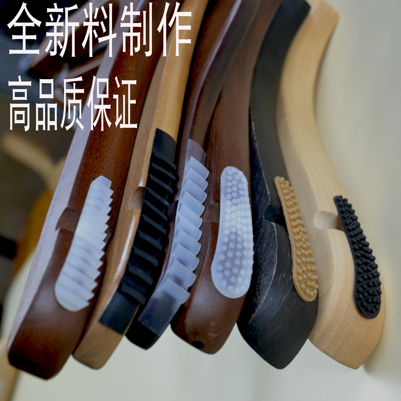 速发套装店塑料木头衣架防滑贴防孔透明白色黑色硅胶防滑服双滑垫