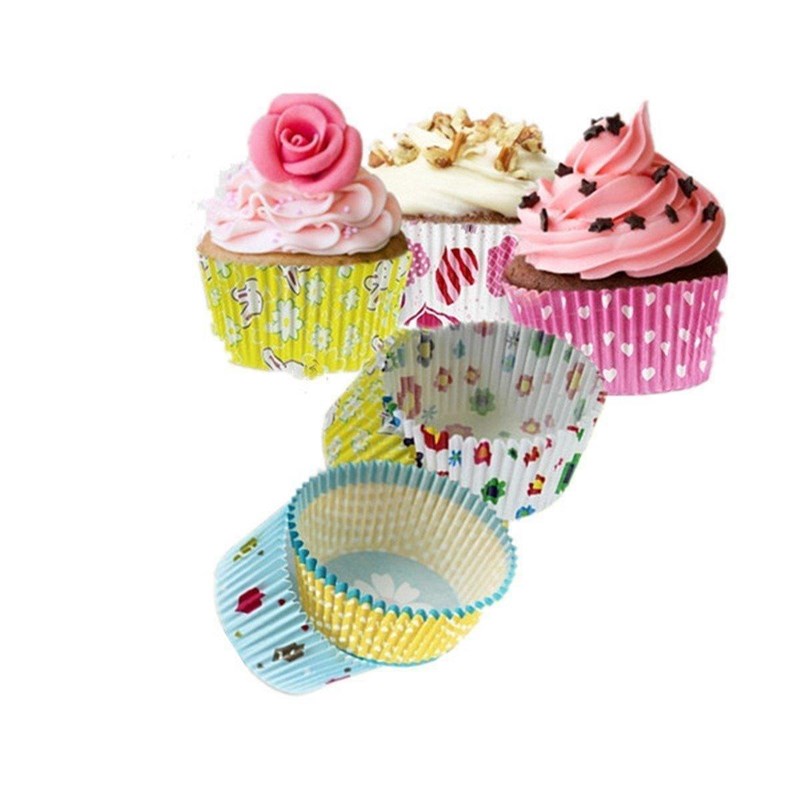 速发bfftue 100 pr cake cup cupcake cases rs muuoi