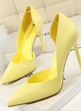 速发Shoes Wo Pumis Fashio Hpgh Heels Shoes Bla PikoYe w