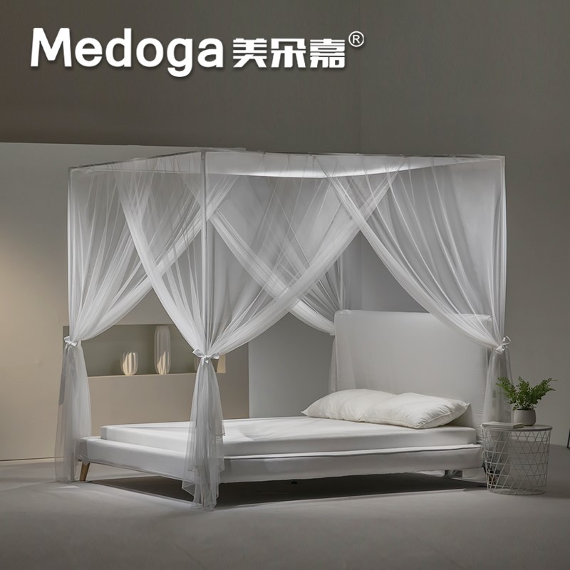 速发新款宫廷落地加帐三开门.密加厚公主风1.8/2m1蚊5米床家用