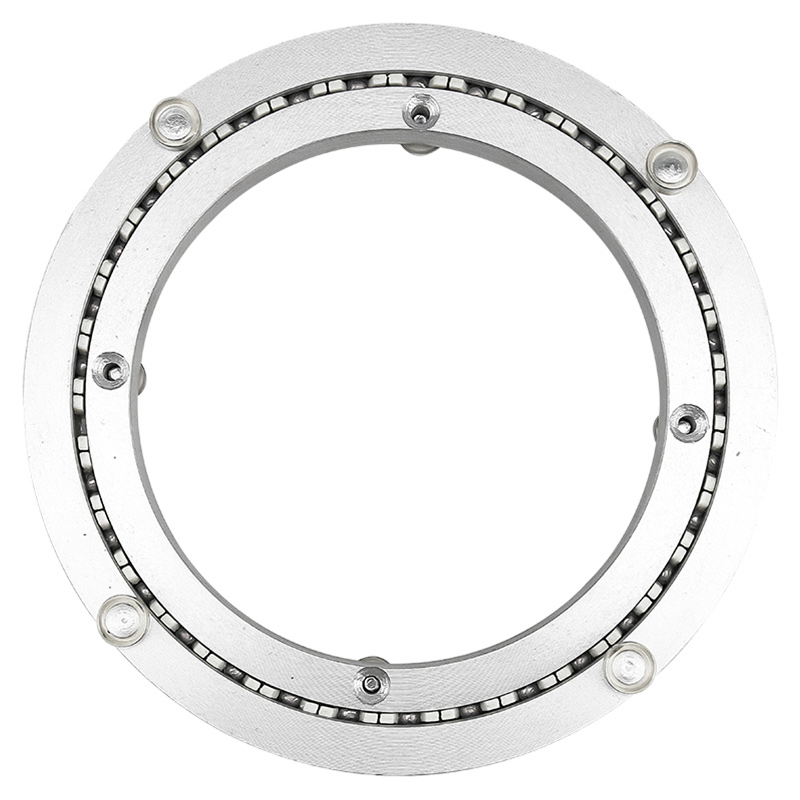 速发转盘底座轴承静音铝r转盘旋转转理实木大轴石U用璃圆桌家玻4