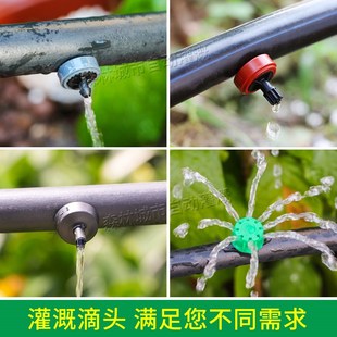 速发滴力补偿式压管滴头微喷头盆栽自动稳灌浇水神器耐特菲姆滴流