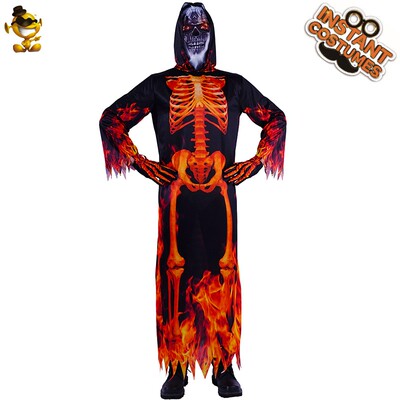 速发Boys Fire Skele tu Adult  Grim Rper tus R