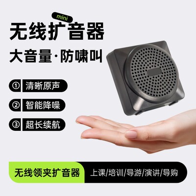 无线领夹小蜜蜂扩音器降噪大音量