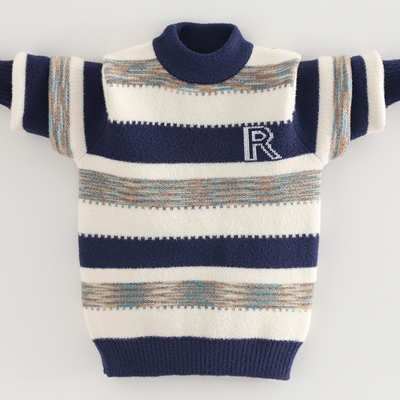 加厚中大童男童儿童打底衫毛衣