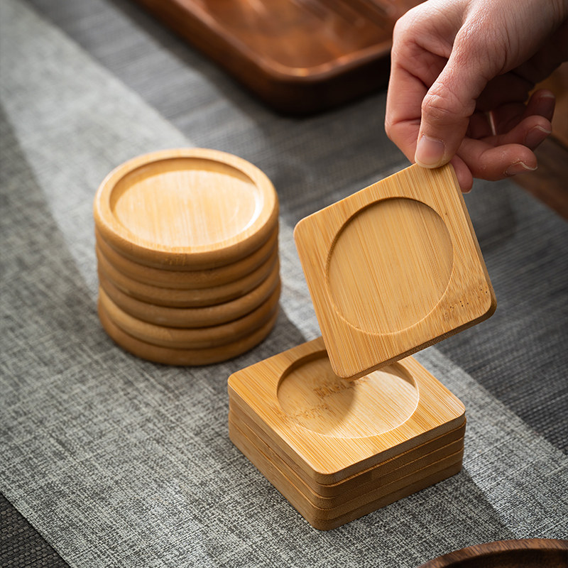 杯垫天然竹制自有工厂生产