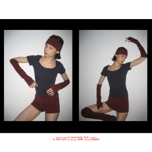 时髦大翻边短裤 piisure 弹力针织慕斯肤感 基训热身 芭蕾组件