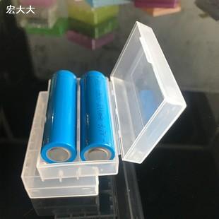 透明电池盒2节18650电池盒4节装CR123A/16340电池收纳盒保护盒子