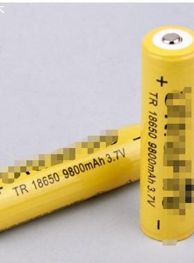 厂家正品18650锂电池9800mAh大容量3.7V 强光手电筒充电电池