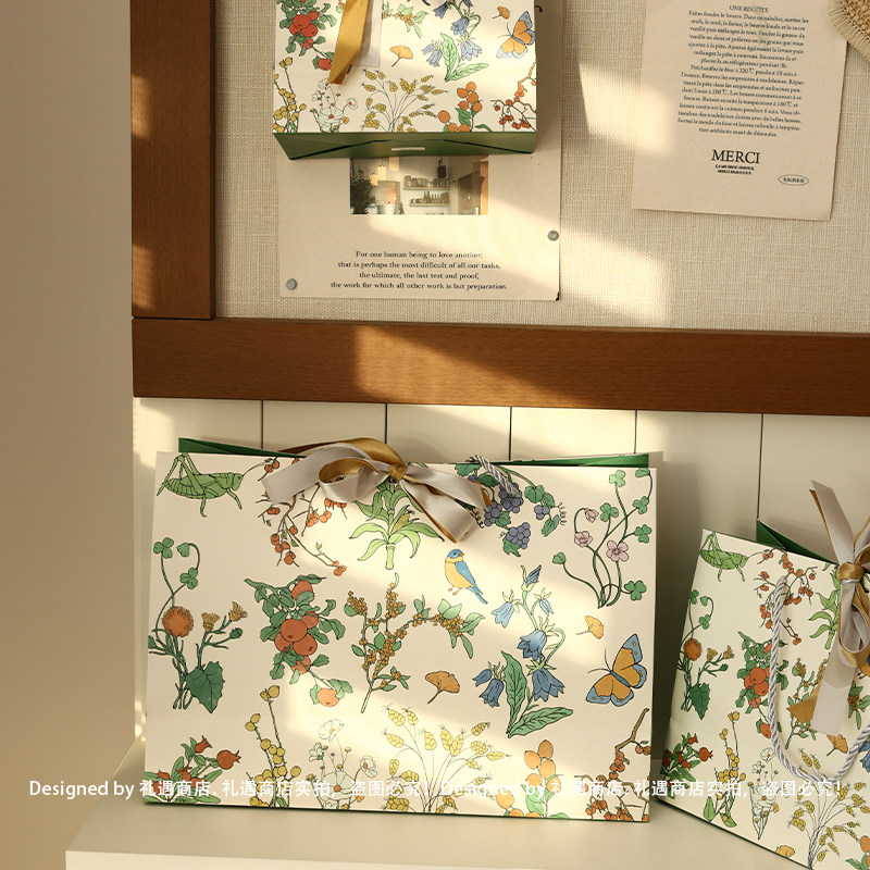 绿野仙踪|ins小清新礼品袋服装包装袋纸袋伴手礼送礼礼物手提袋