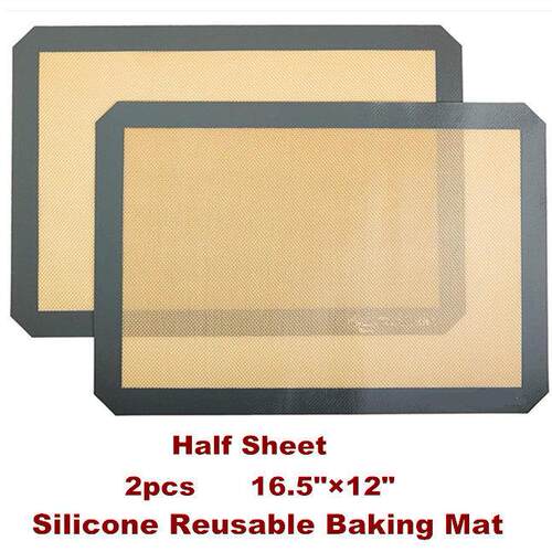 Silicone Baking Mat Oven Cookies Bread Half Sheet Liners