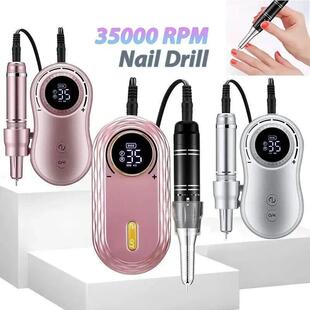 35000RPM Nail Drill Machine Rechargeable Nail File Nails Acc