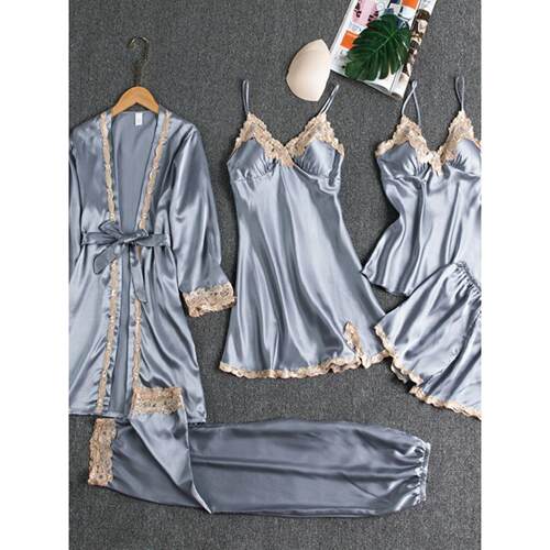 Sleepwear sexy suspender sleepwear thin home clothing 睡衣女