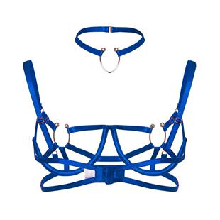 Metal hollow ribbon neckband underwear 金属镂空织带围脖内衣