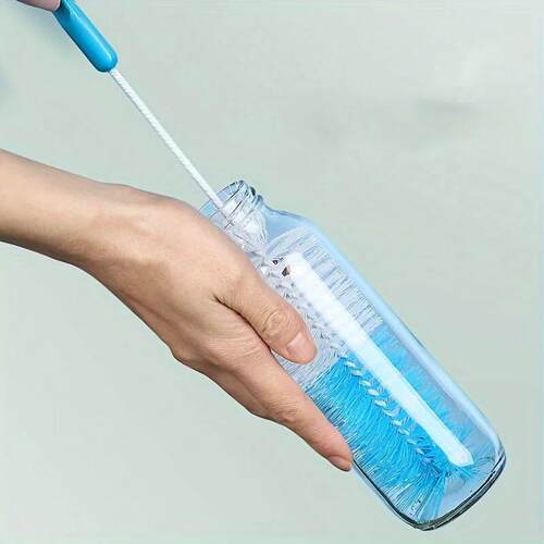 Long Handle Cup Brush,Kitchen Glass Bottle Cleaning Brush,Mi
