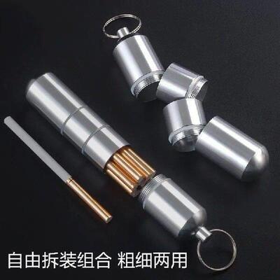 Waterproof Cigarete Case Silver Aluminum Alloy Cigarette