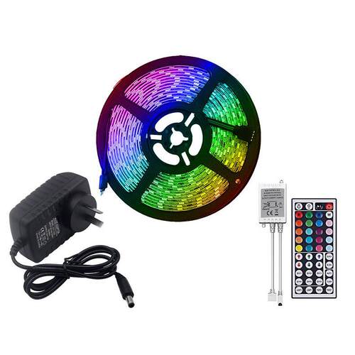 防水5M 24W Rgb Smd灯Led灯带44KEYstring灯