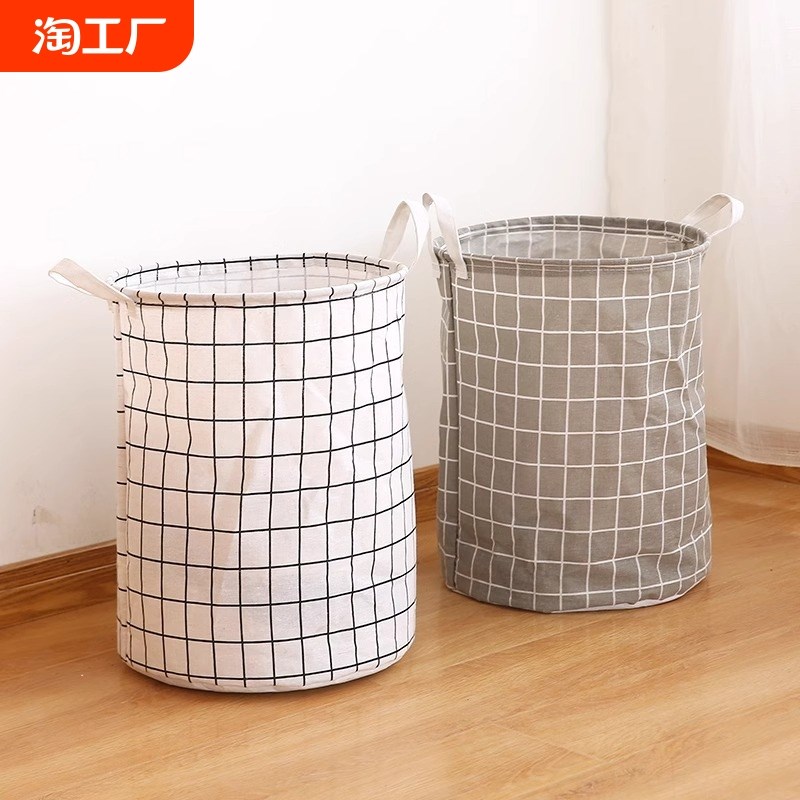 脏衣篓家用脏衣服收纳筐脏衣篮高颜值娃娃收纳桶浴室洗衣篮可折叠