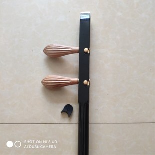 白木上色板胡杆 豫剧 评剧板胡杆 粗杆 圆杆 带腰码