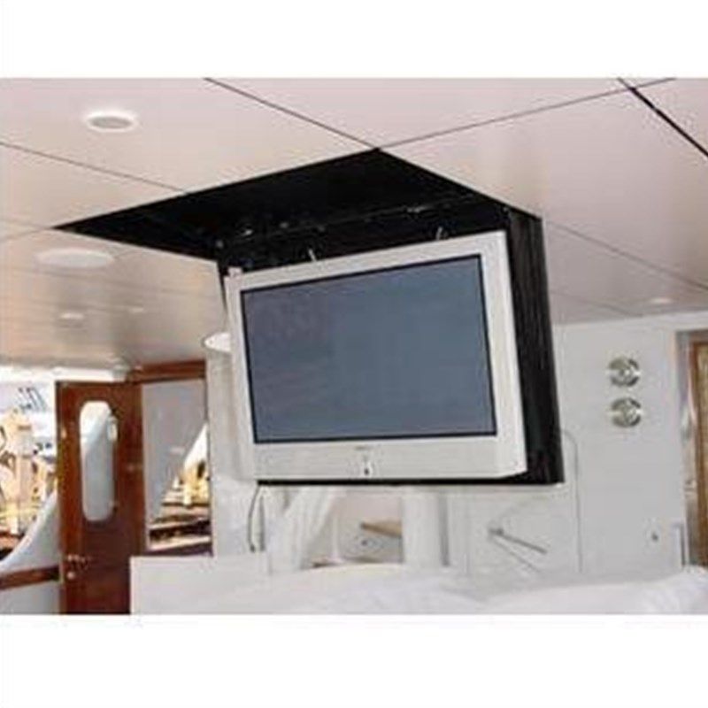 液晶电视机电动翻转器升降吊架32-95寸吸顶隐藏天花挂架