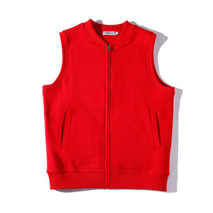 红色马甲女背心秋冬外穿无袖上衣2021年新款韩版坎肩内搭马夹外套