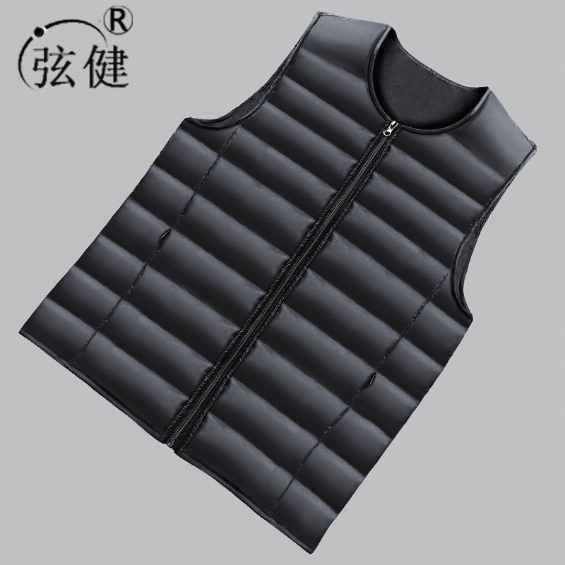 男士羽绒马甲轻羽绒马甲男轻薄无领薄款帅气爸爸装修身男士坎肩男,男装,羽绒马甲,淘宝优惠券,粉丝福利购,淘宝优惠卷