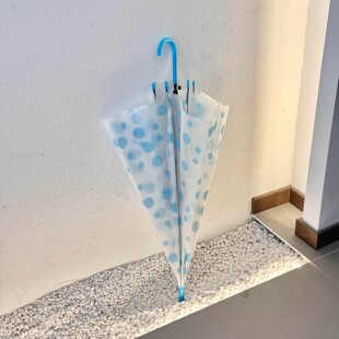 【漂亮伞】雨伞透明高颜值学生免折易收伞雨季旅行拍照道具长柄伞