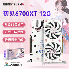 怒瑞玛RX6700XT  12G正品外观全新台式电脑主机显卡游戏直播