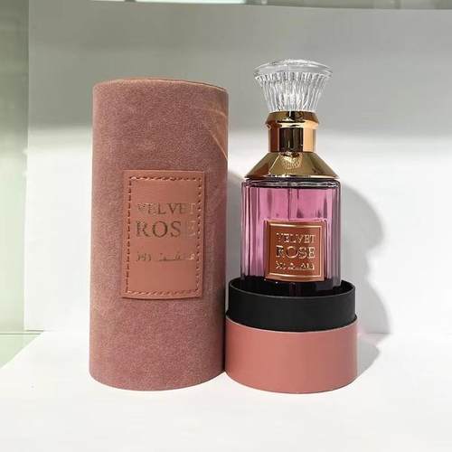 高品质绒面圆筒女士香水100毫升持久留香清新阿拉伯迪拜越南香氛