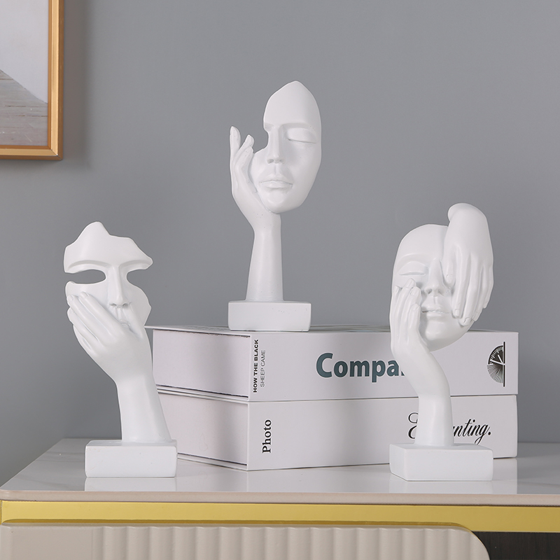 速发感象电术酒柜装饰品摆件高级抽小众家居客厅艺视柜办公室人物