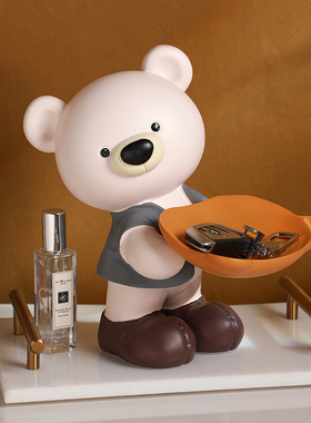 速发创意玄关收纳盘件进门入户鞋柜客摆电视柜托厅家居装饰品