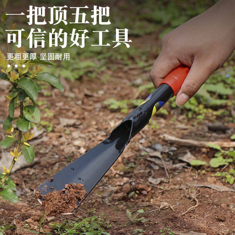 速发新款多功能园艺铲野菜铲花工具家用栽养花园艺小铲子铁铲松土